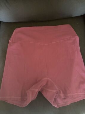 BuffBunny Rose-Mauve High-Rise Bike Shorts
